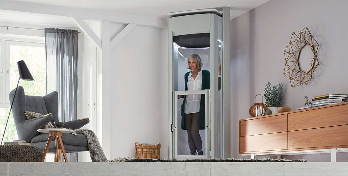 بالابر هیدرولیکی کابین شیشه ای