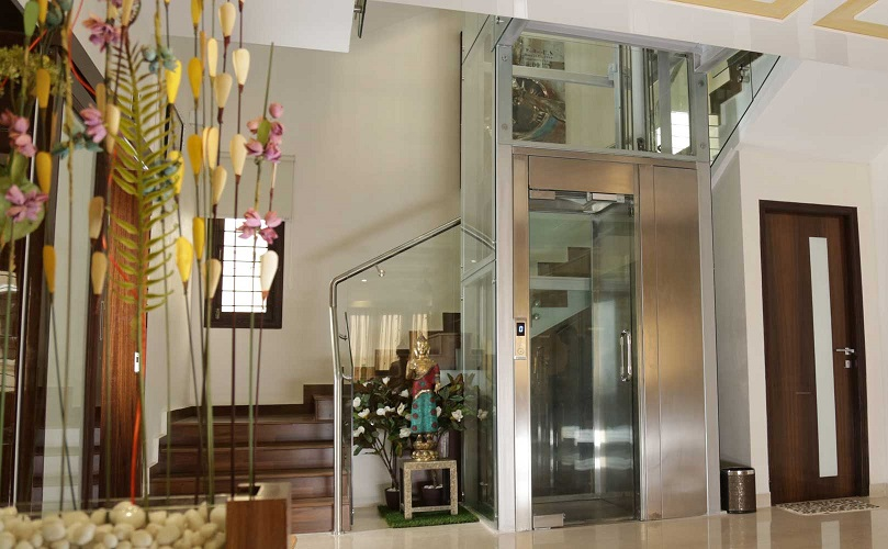 بالابر هیدرولیکی کابین شیشه ای